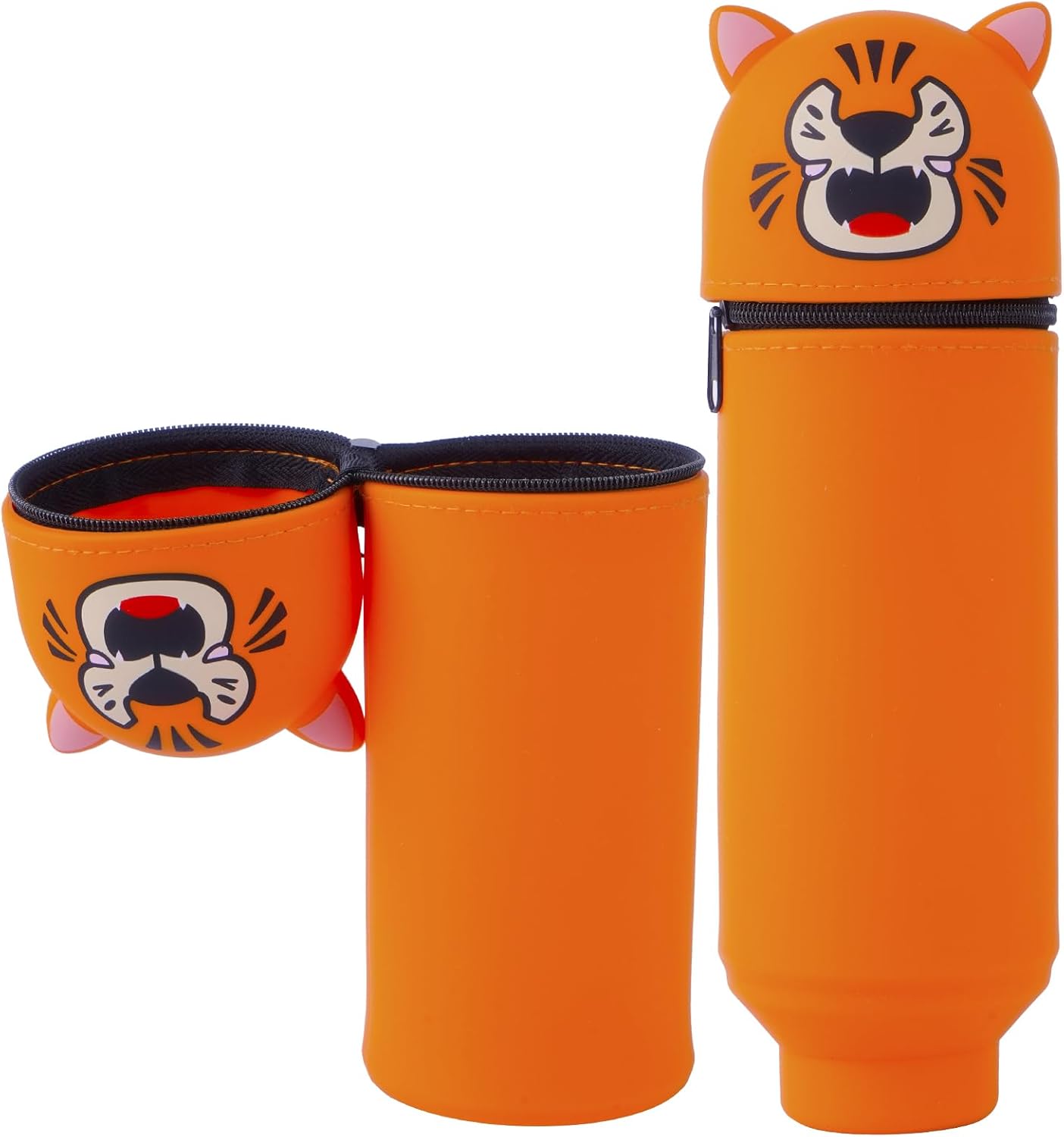 Trousse Télescopique Kawaii Tigre Étui Scolaire
