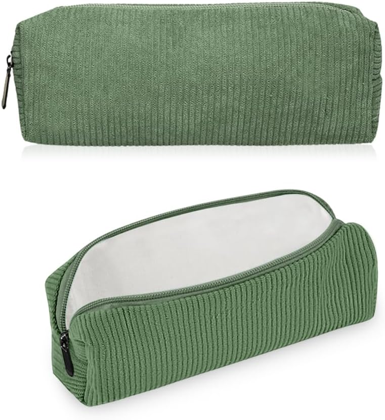 Trousse à Crayon Velours Côtelé Aesthetic