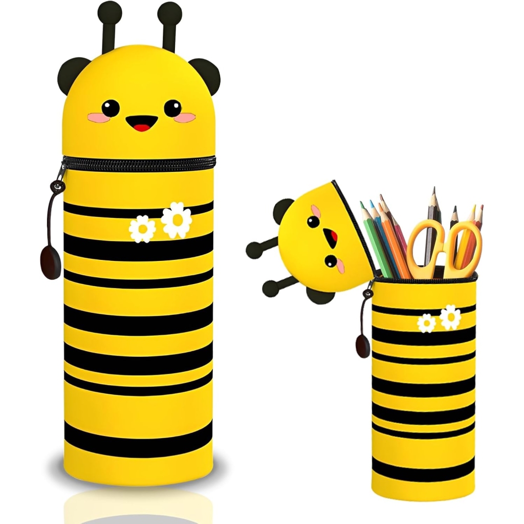 Trousse à Crayons Silicone 2 en 1 - Scolaire
