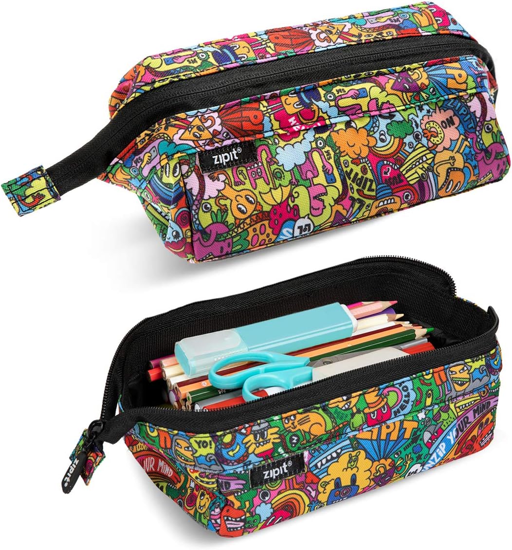 Trousse à Crayons ZIPIT Lenny - Grande Capacité