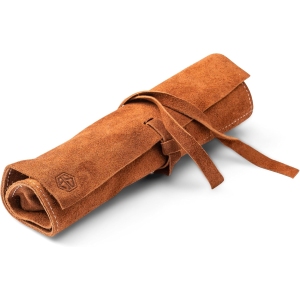 Trousse à Roulettes en Cuir Marron – Angus Stoke