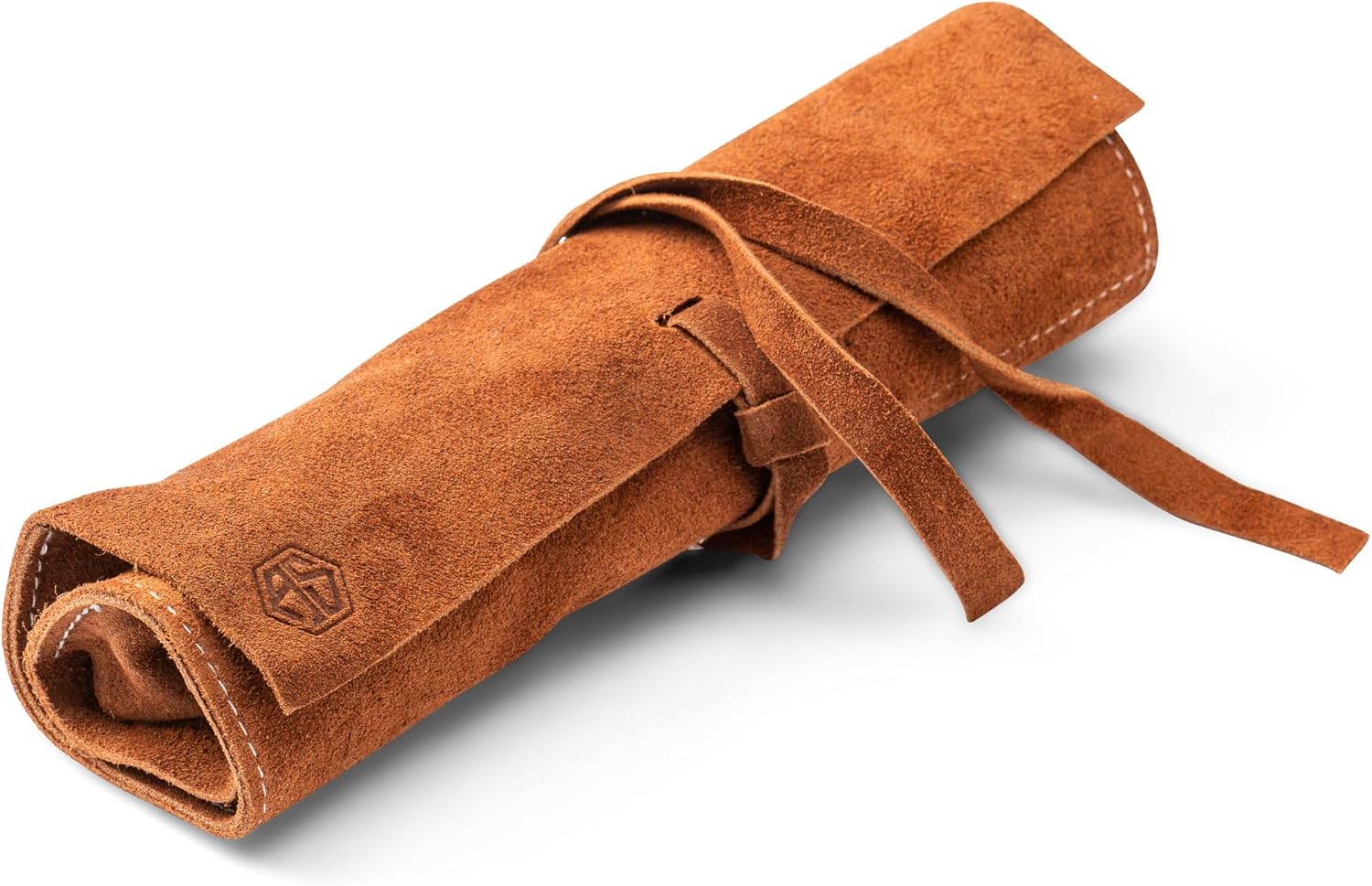 Trousse à Roulettes en Cuir Marron – Angus Stoke