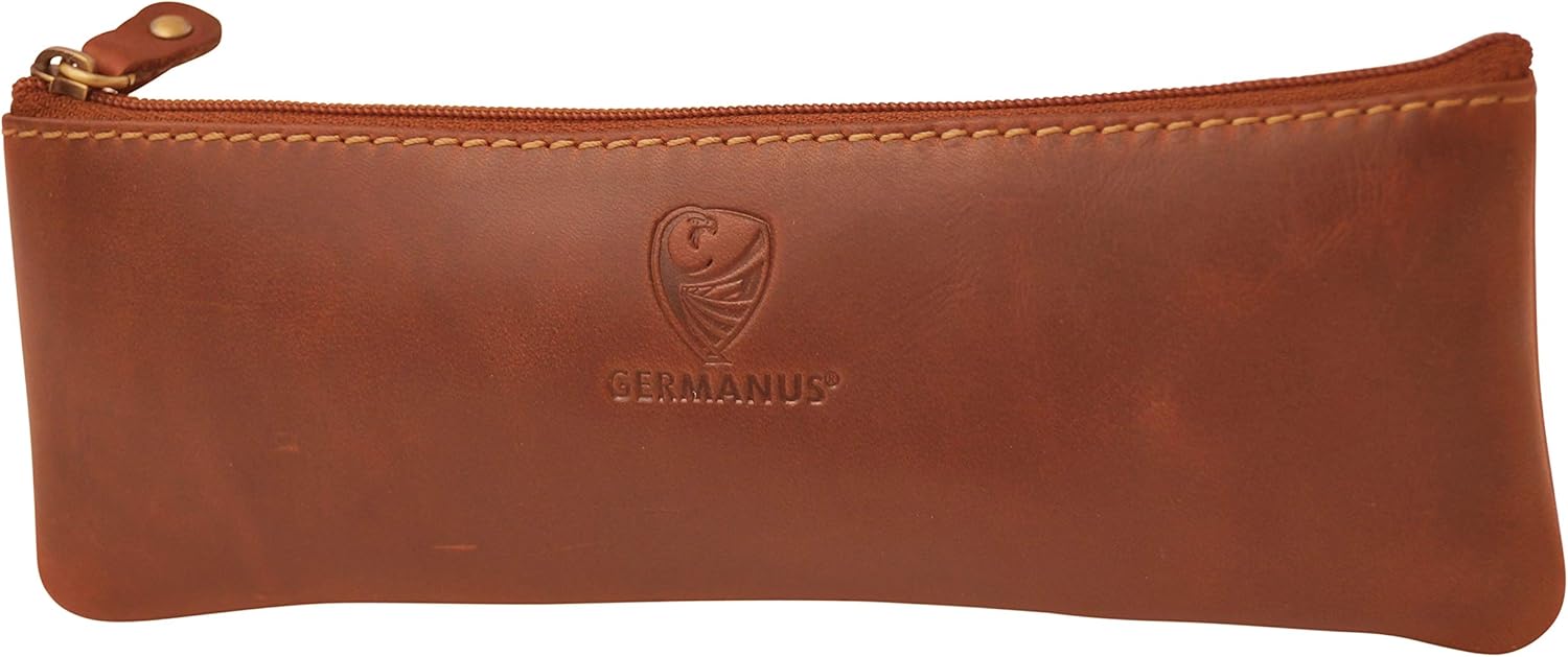 Trousse en Cuir Marron GERMANUS Colonia