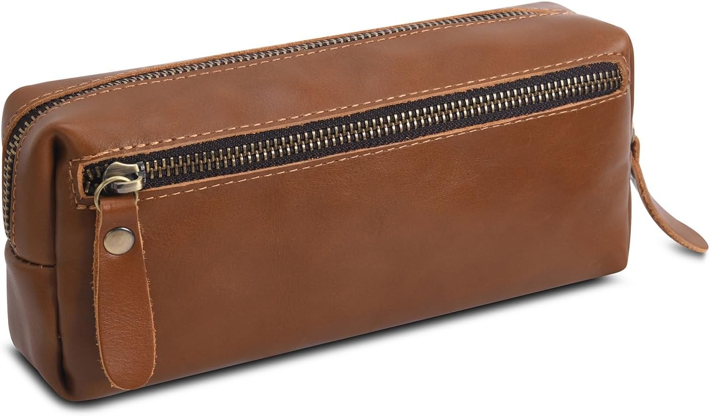 Trousse en Cuir Wonderpool Grande Capacité