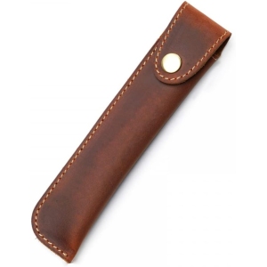 Trousse en Cuir avec Fermeture Métallique