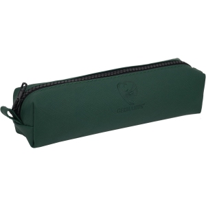 Trousse en Cuir pour Stylos et Crayons - Vert Compact