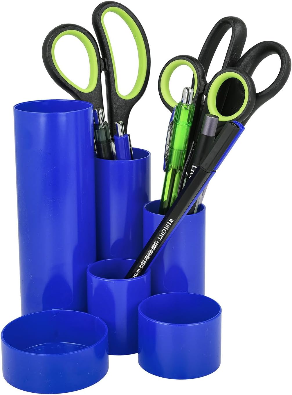 Westcott Porte-Crayons Bleu à 6 Compartiments