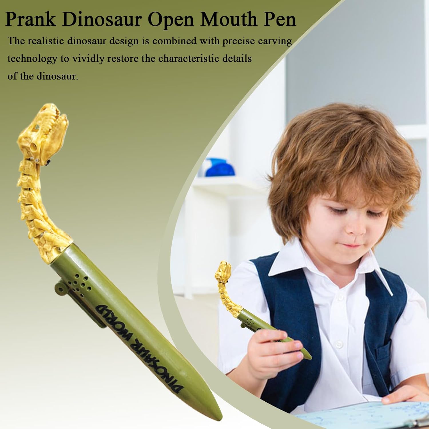 Stylo D'écriture Dinosaur Gel Fun pour Ados – Image 2