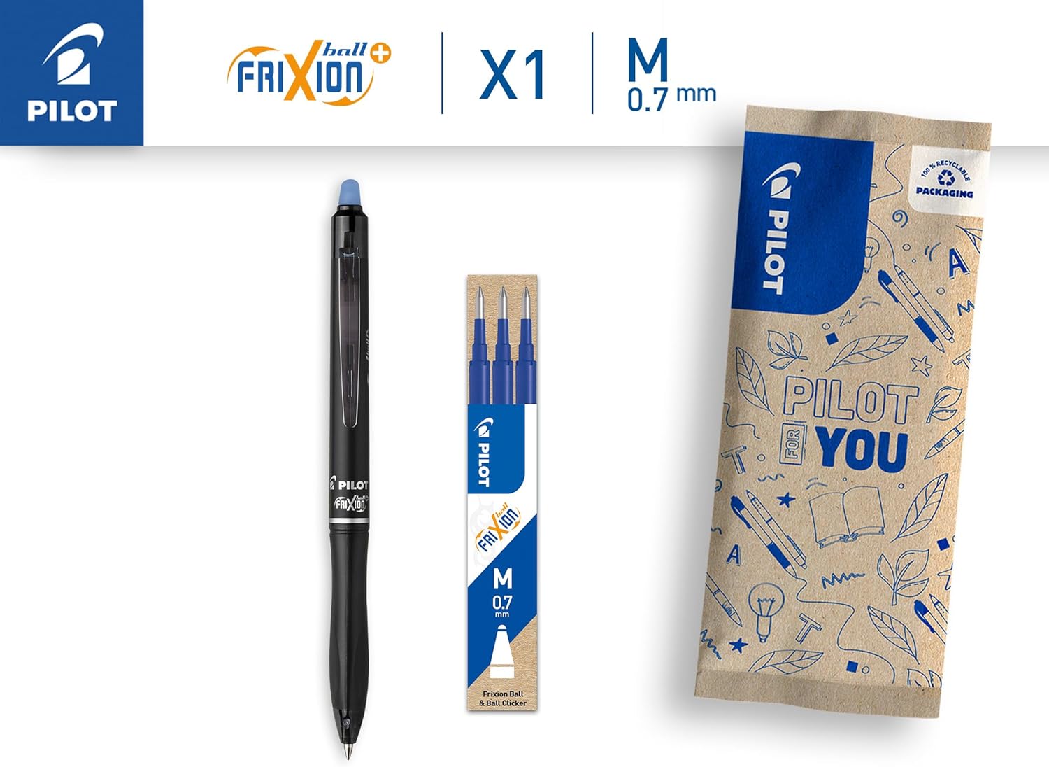 Stylo Roller Effaçable Pilote FriXion Ball 07 – Image 2