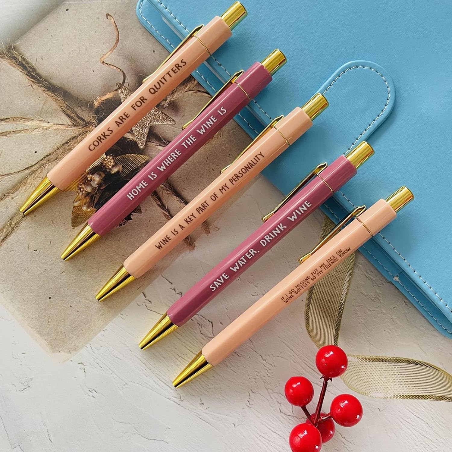Stylos à Bille Drôles - 5 Pièces Originales – Image 2