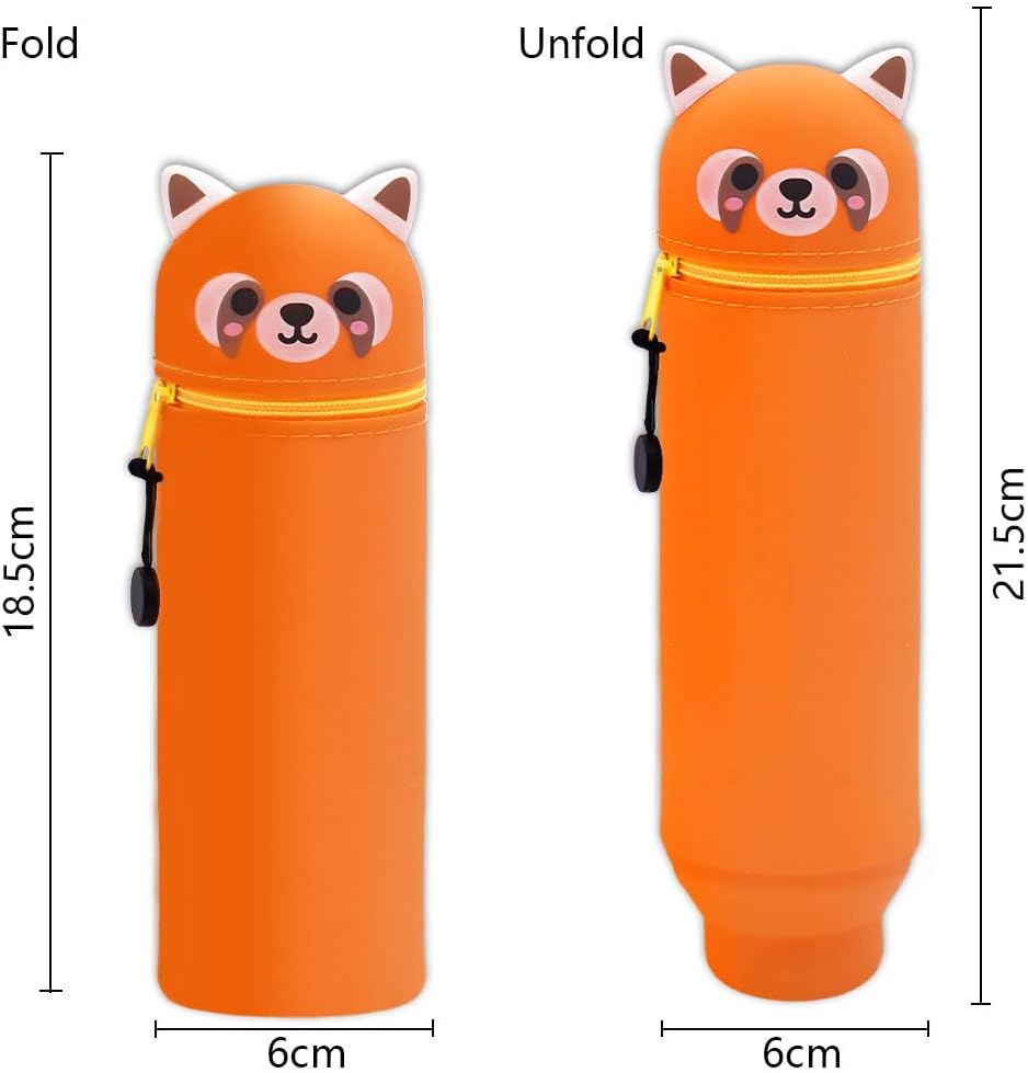 Trousse en Silicone Kawaii Koala et Raton Laveur – Image 2