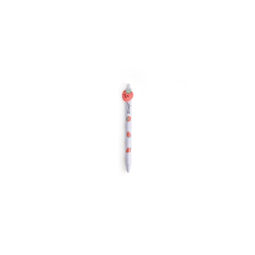 Stylo effaçable Mr. Wonderful motif fraise