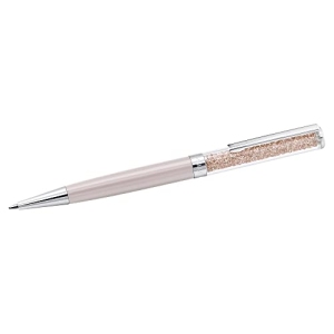Stylo Bille Crystalline Swarovski – Ton Or Rose Métal Chromé