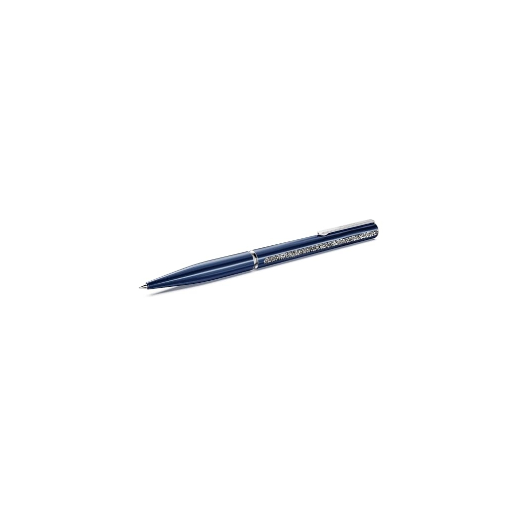 Stylo Bille Shimmer Swarovski - Bleu Laqué Métal Chromé
