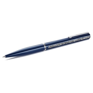 Stylo Bille Shimmer Swarovski - Bleu Laqué Métal Chromé
