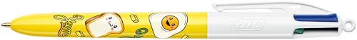 Pack Stylos Bille 4 Couleurs BIC Série Kawaii + Surligneur – Image 2