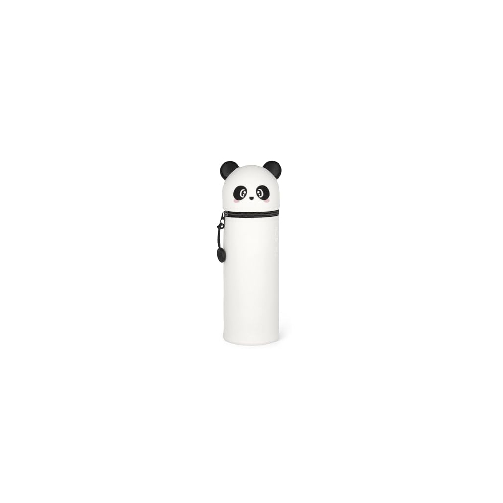 LEGAMI Kawaii Étui 2 en 1 silicone Panda, porte-stylos, H 18,5 cm
