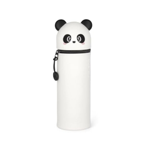LEGAMI Kawaii Étui 2 en 1 silicone Panda, porte-stylos, H 18,5 cm