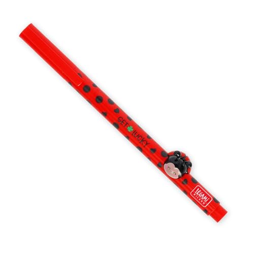 Stylo Gel Lovely Friends Ladybug Legami – Encre Rouge