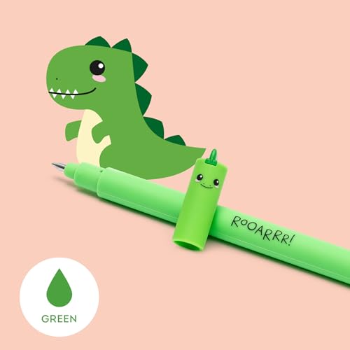 Set de 4 Stylos Gel Effaçables Dino Teddy Bear Panda Llama Legami – Image 5
