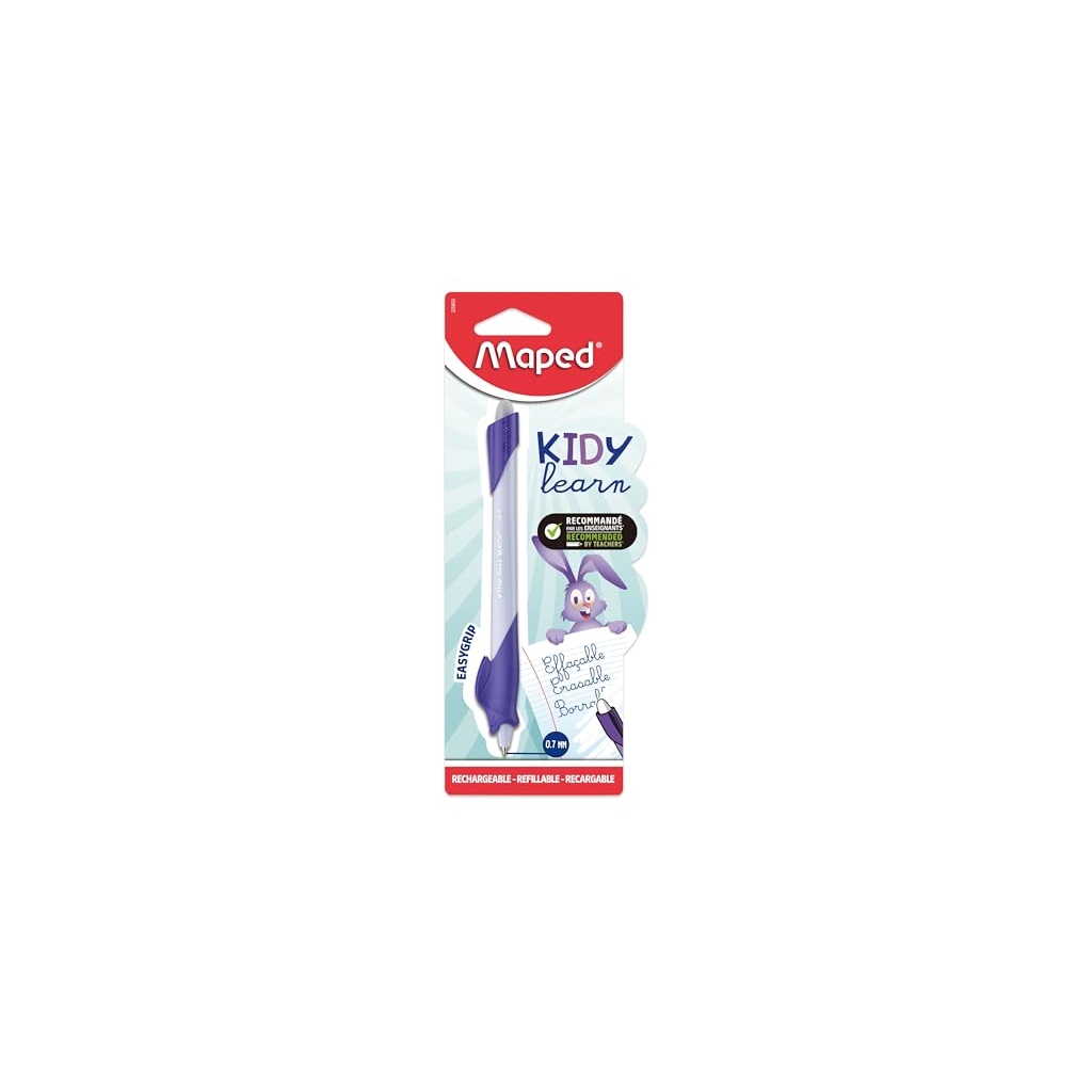 Stylo Effaçable Lapin Kidy Learn Maped - Rechargeable et Ergonomique