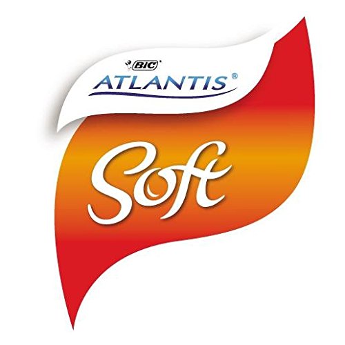 Stylo Bille Atlantis Soft BIC - Pointe Moyenne 1,0 mm Noir - Boîte de 12 – Image 3