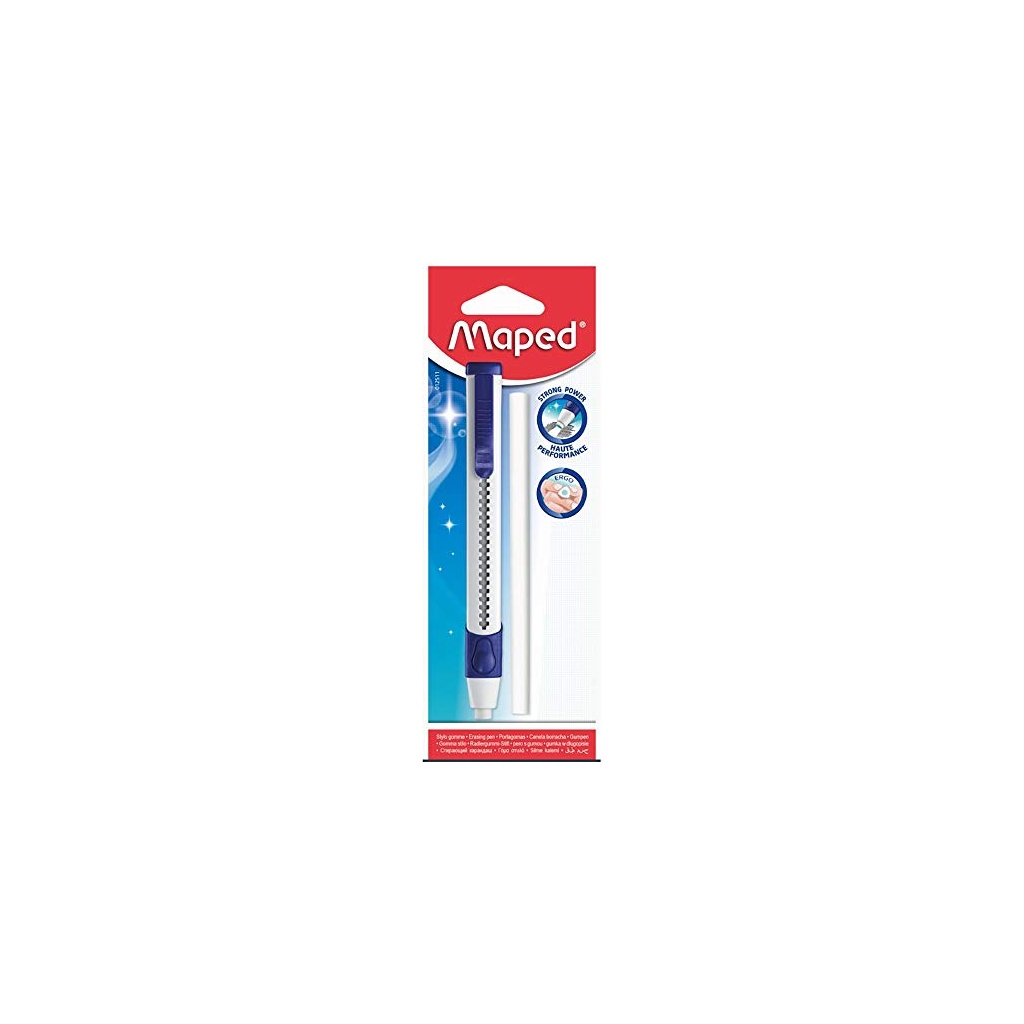 Stylo Gomme Rechargeable Maped Helix - Assortiment de Couleurs