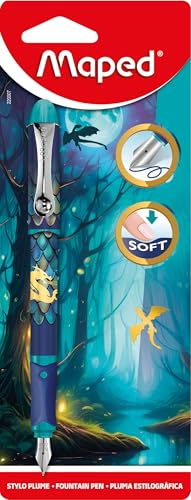 Stylo Plume Dragon Maped - Plume Acier Iridium Médium