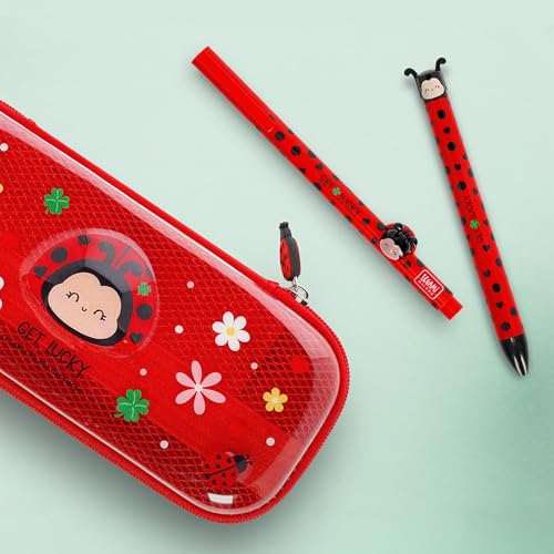 Stylo Gel Lovely Friends Ladybug Legami - Encre Rouge – Image 4