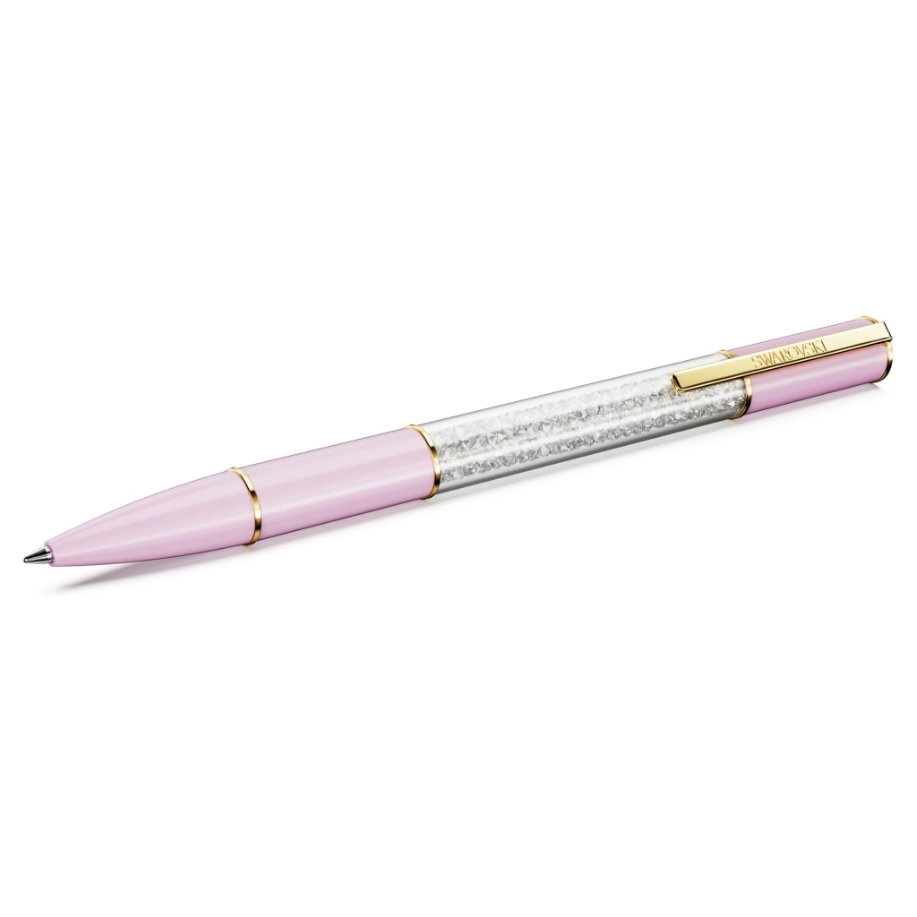 Stylo Bille Crystalline Lustre Swarovski - Rose Or