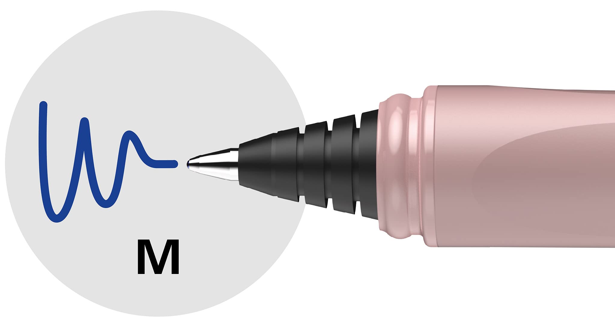 Stylo Roller Schneider Ceod Shiny Rose Poudré - Droitiers & Gauchers – Image 6