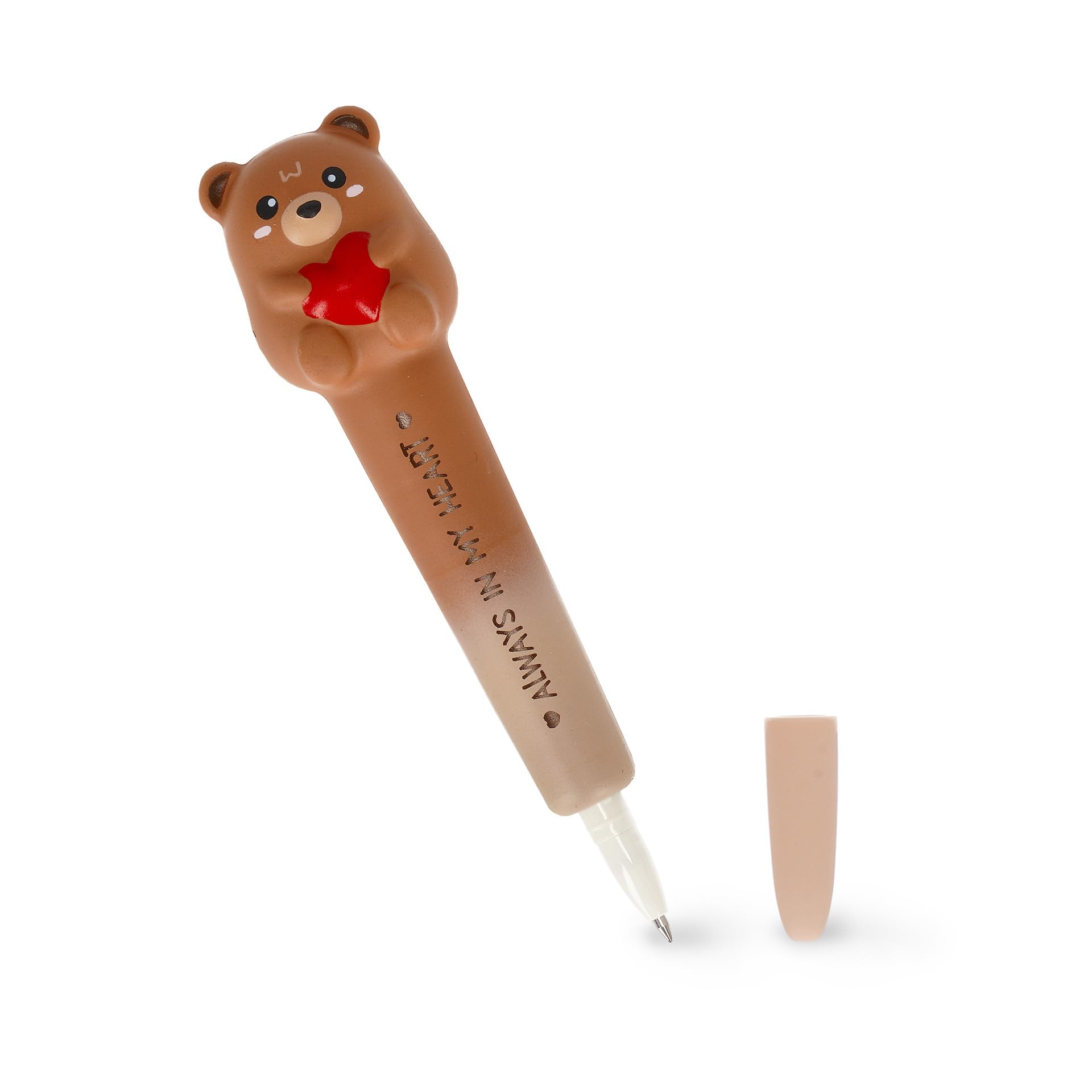 Stylo Gel Anti-Stress Teddy Bear Legami - Encre Noire – Image 2
