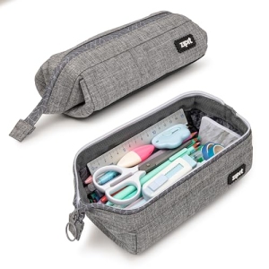 ZIPIT Lenny Trousse grande capacité 19 x 11,5 x 7,5 cm, grise