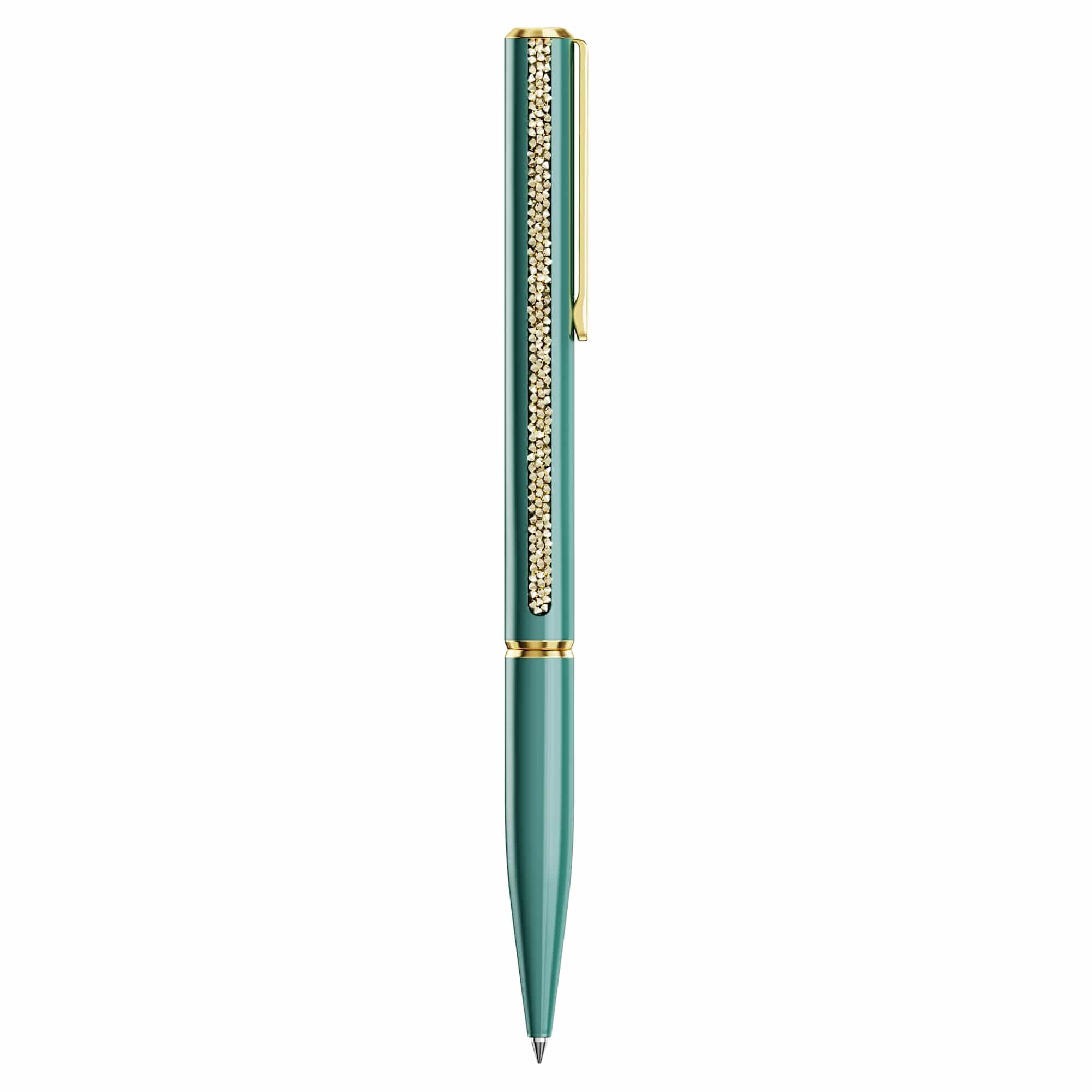 Stylo Bille Crystal Shimmer Glide Swarovski - Vert Laqué Or – Image 2