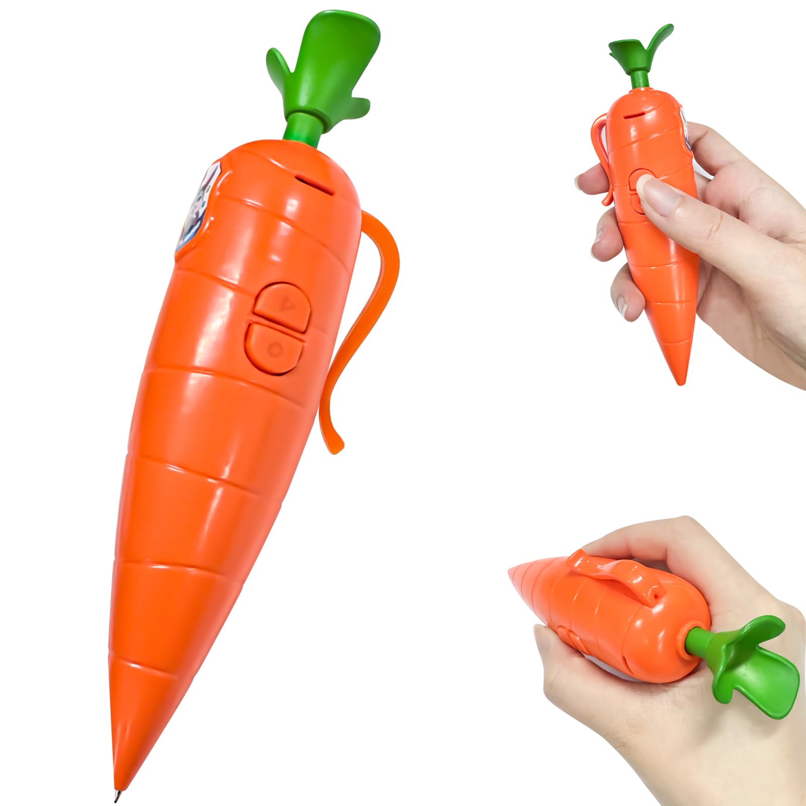 Stylo Enregistreur Carotte Suevut - Stylo Bille Orange Mignon