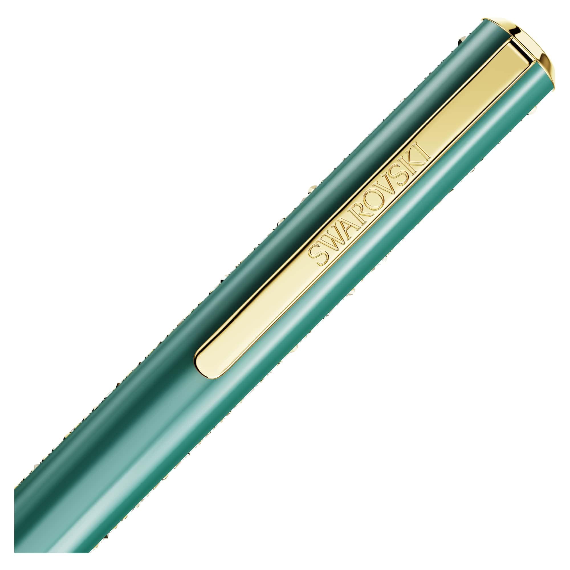 Stylo Bille Crystal Shimmer Glide Swarovski - Vert Laqué Or – Image 3