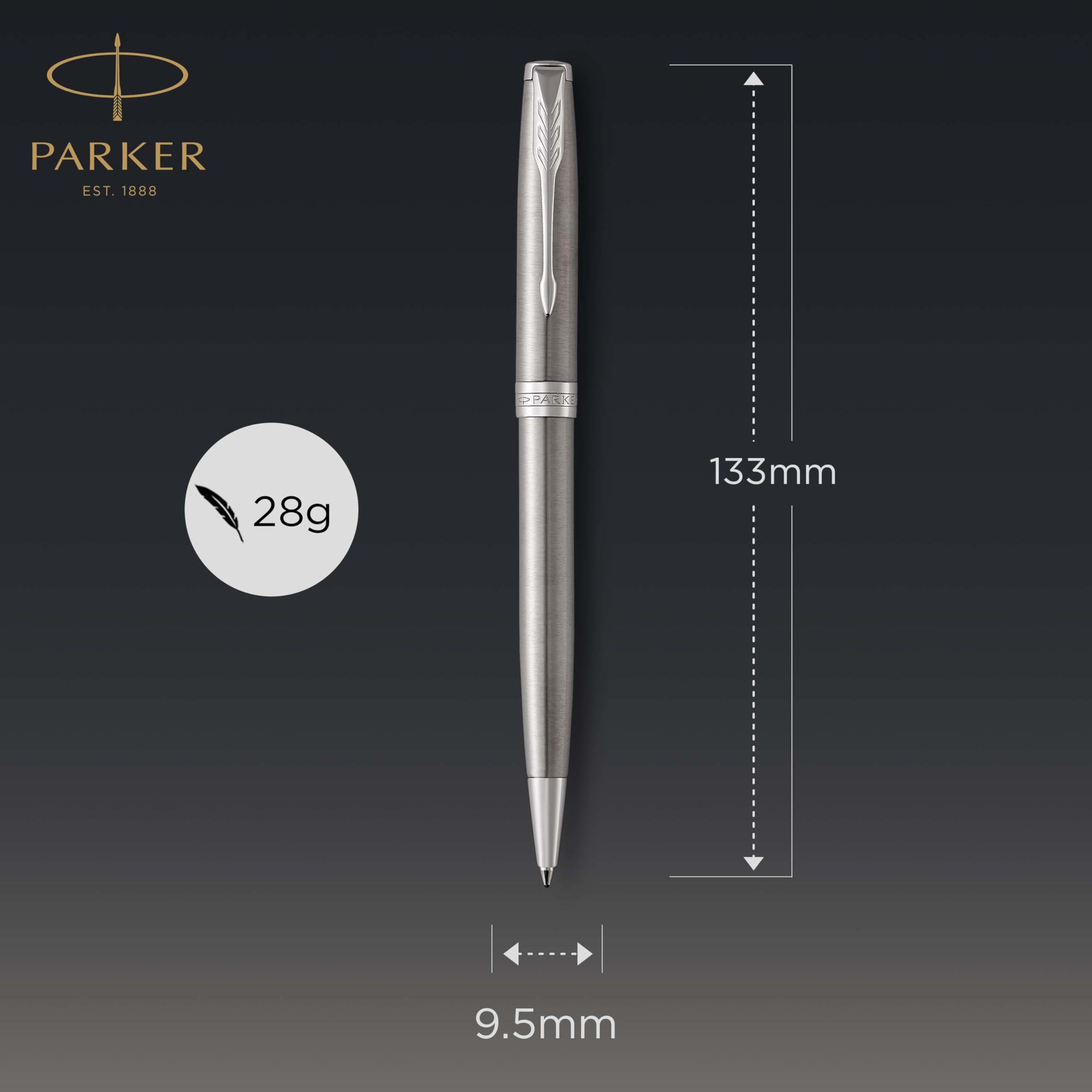 Stylo Bille Parker Sonnet Acier Inoxydable Palladium - Coffret Cadeau – Image 2