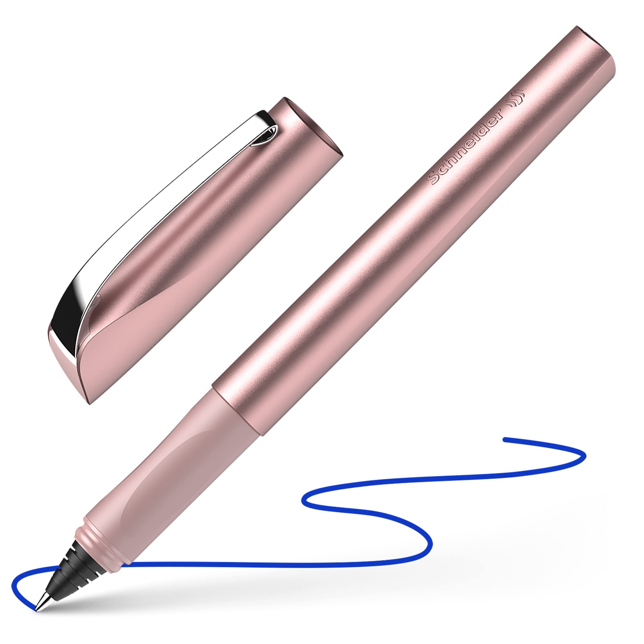 Stylo Roller Schneider Ceod Shiny Rose Poudré – Droitiers & Gauchers