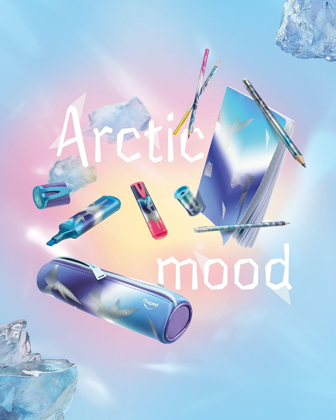 Stylo Plume Arctic Vibes Maped - Acier Inoxydable Pointe Iridium – Image 4