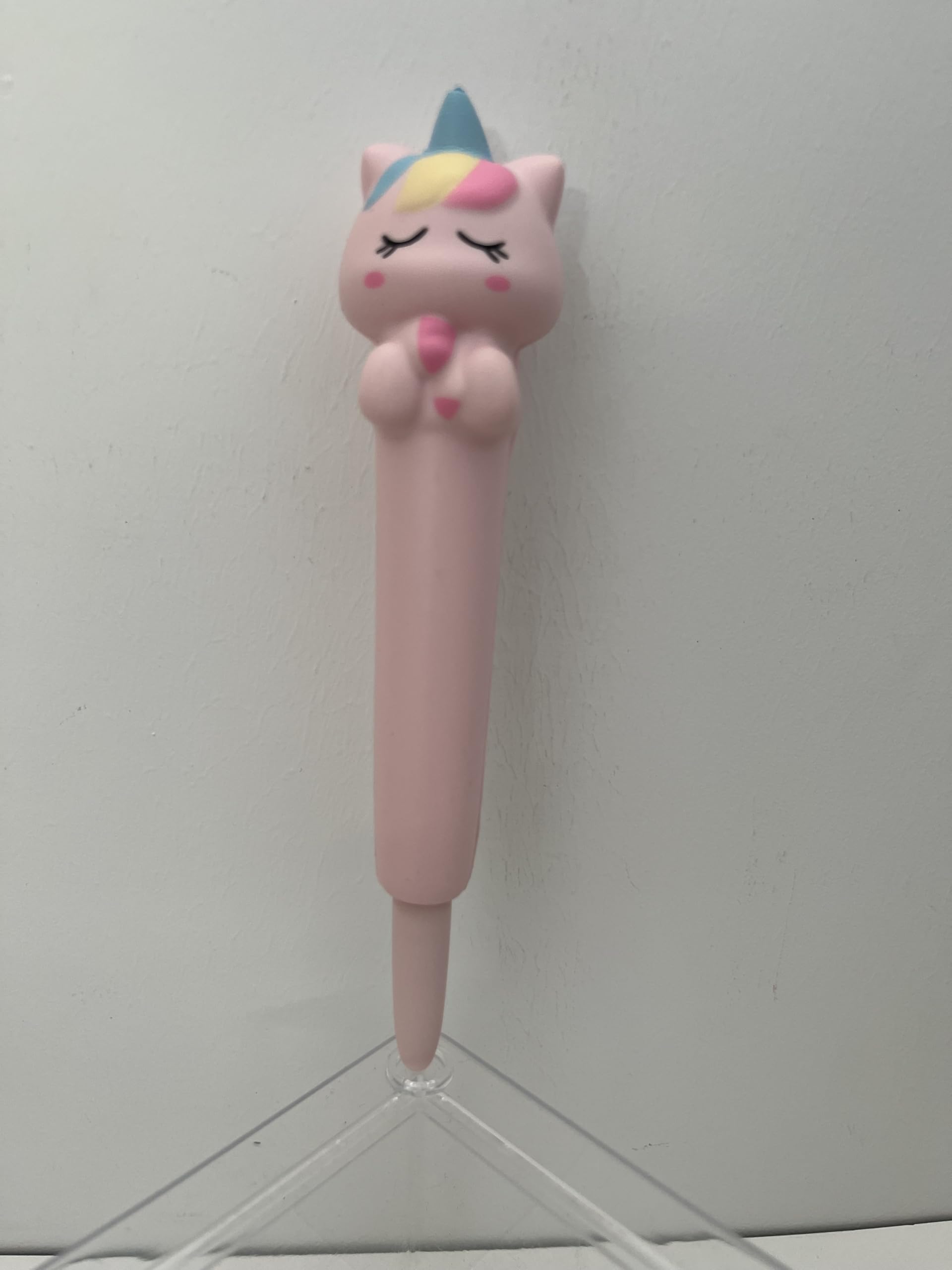 Stylo Gel Kawaii Licorne Squishy - Encre Bleue – Image 2