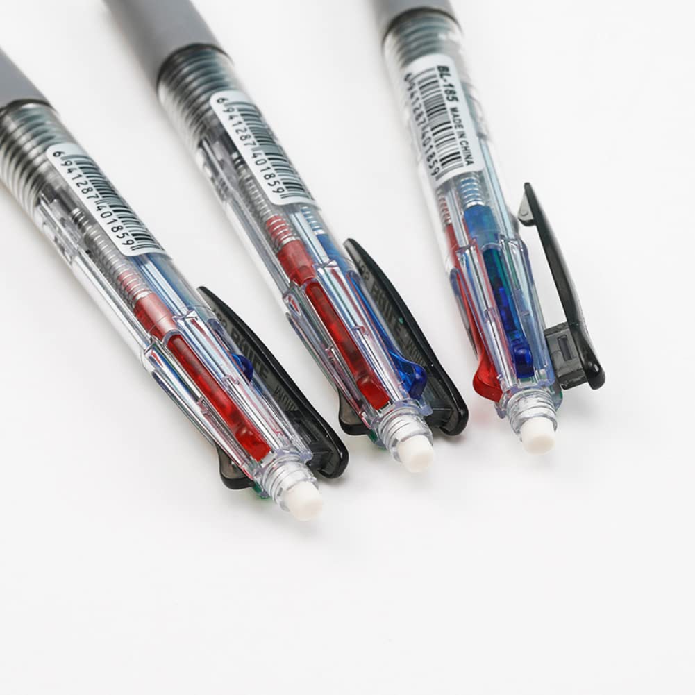 Lot de 3 Stylos à Bille 5 en 1 Rétractables MROOFUL - Multicolore – Image 2