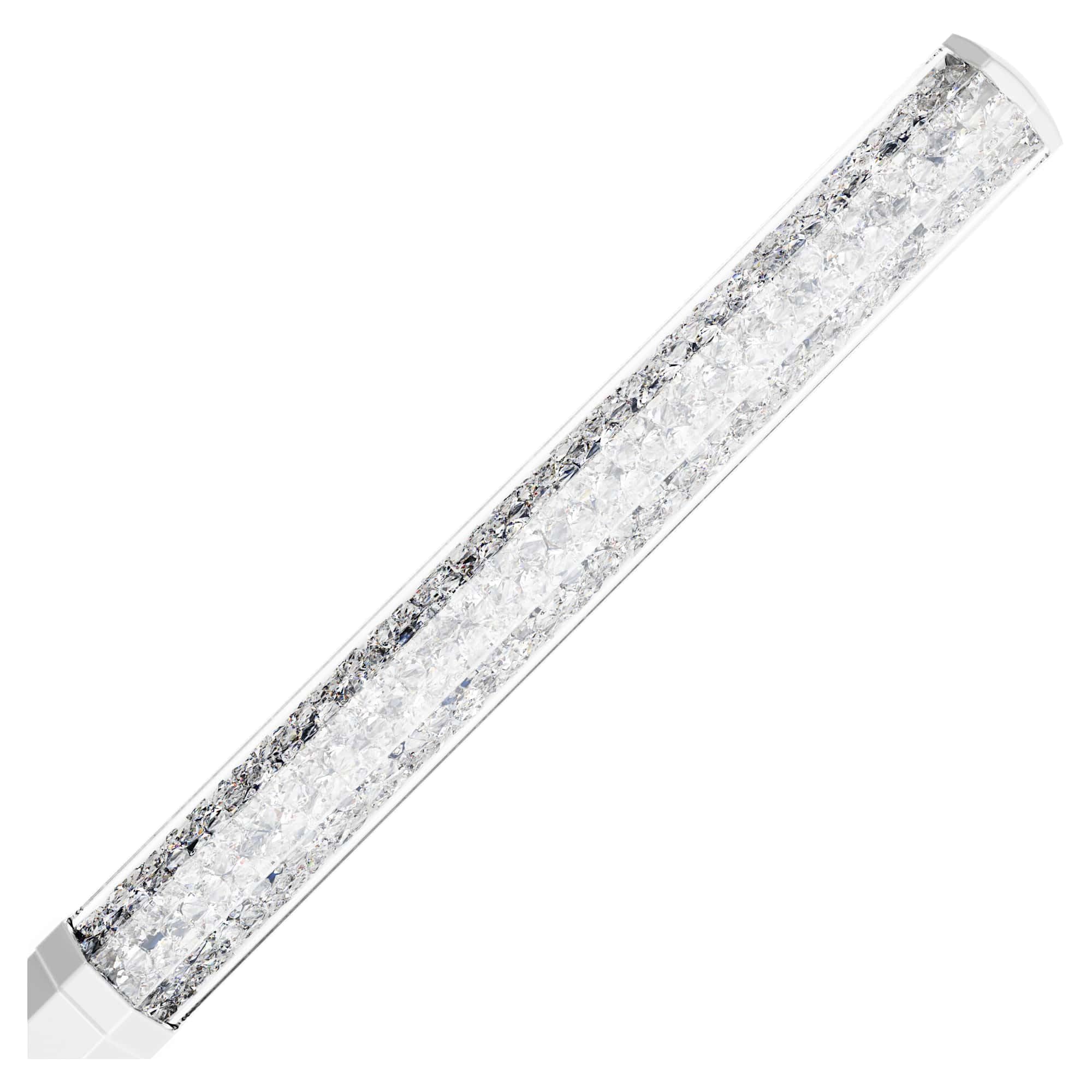 Stylo Bille Crystalline Swarovski - Laqué Blanc Serti Cristaux – Image 3