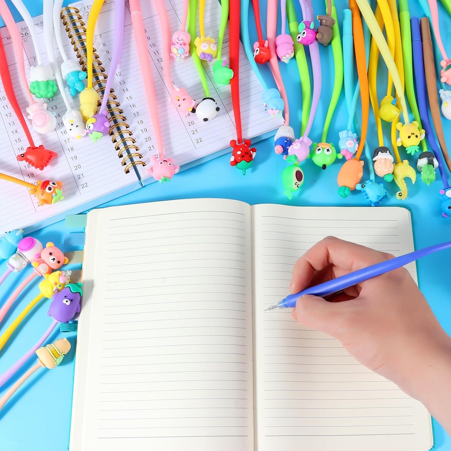 30 Stylos Gel Kawaii Moxiewell avec Motifs Cartoon - Cadeau Anniversaire Enfants – Image 4