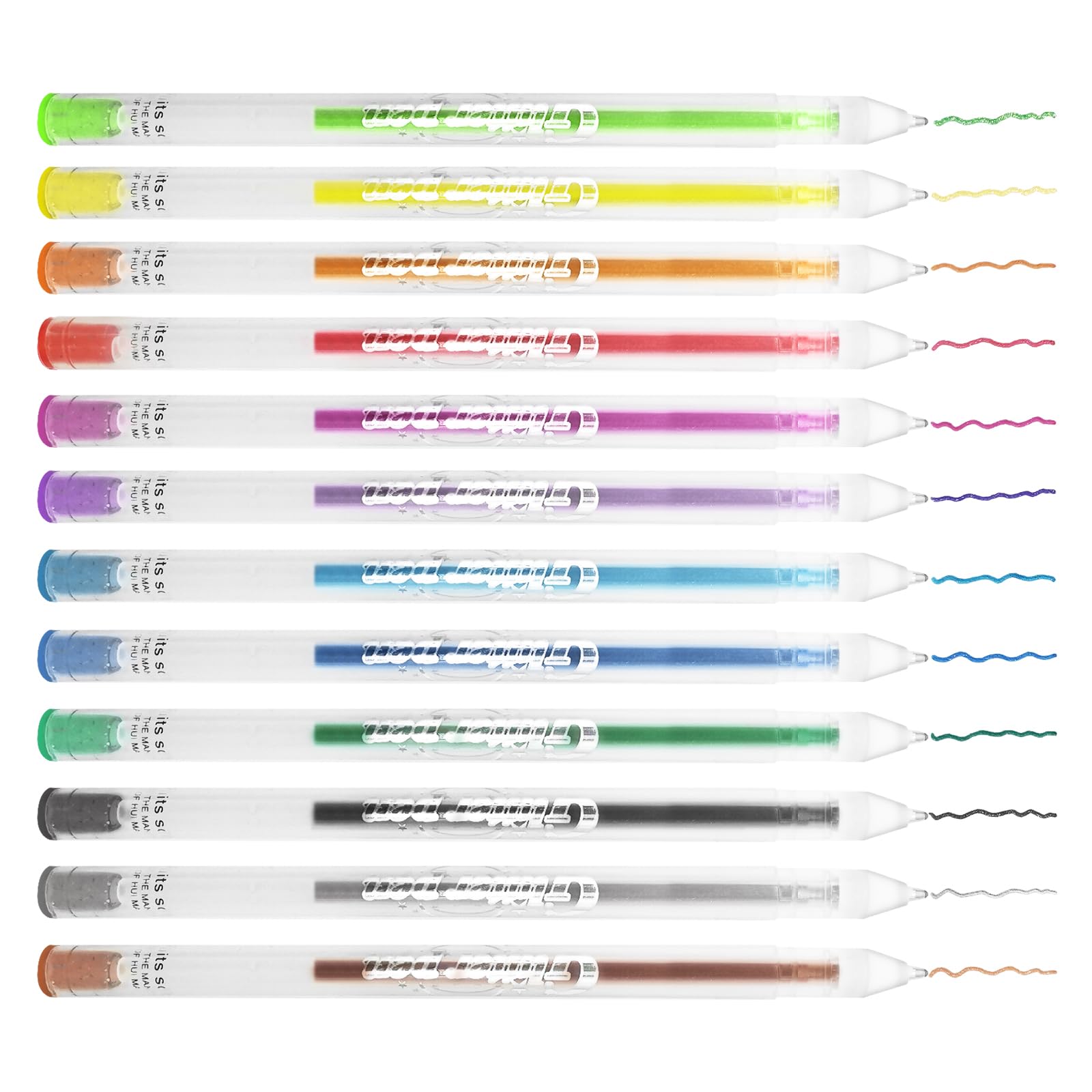 Stylo Gel Parfumé YOUKAI - Lot de 12 Stylos Scintillants – Image 2