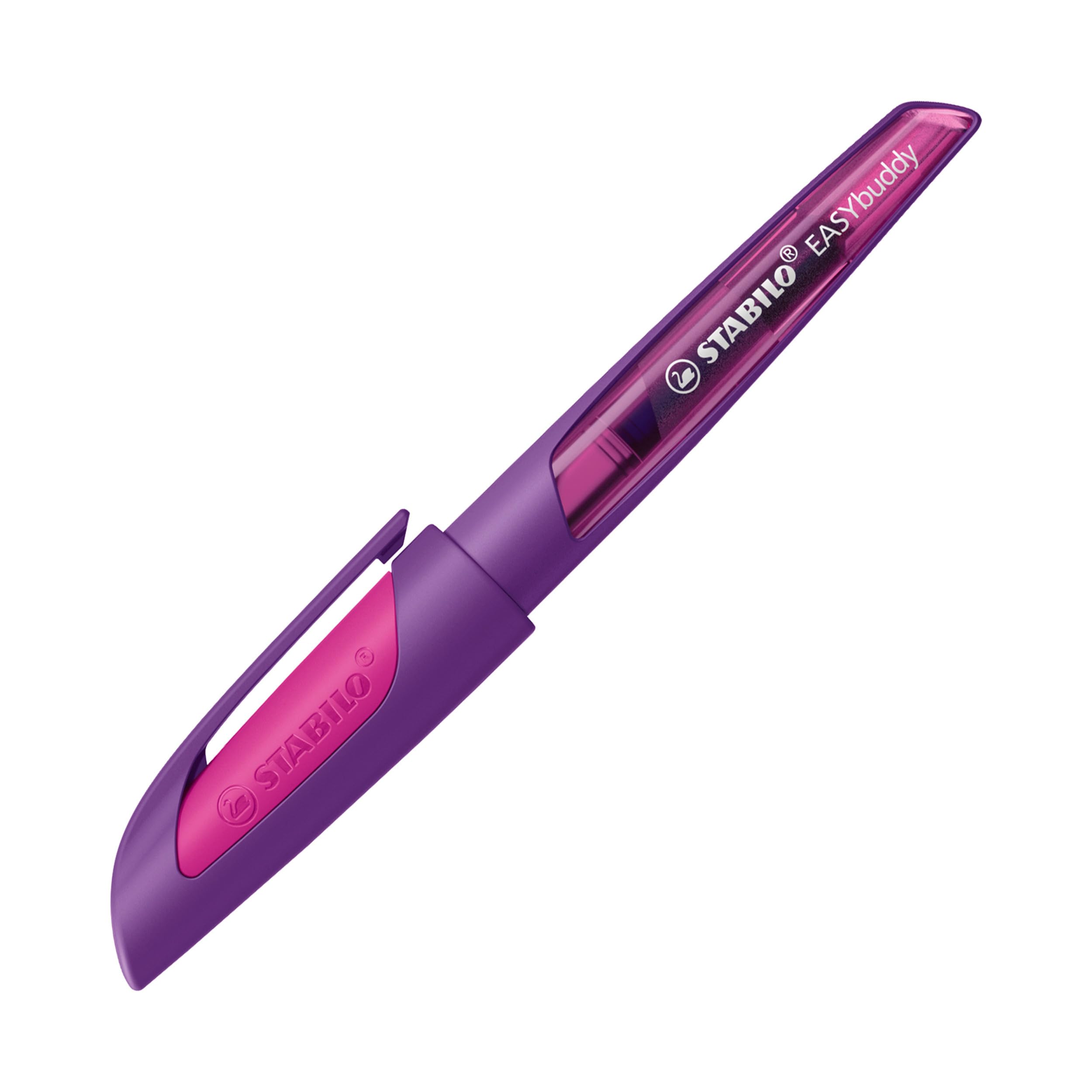 Stylo Plume Enfant STABILO EASYbuddy Rose/Violet - Pointe M