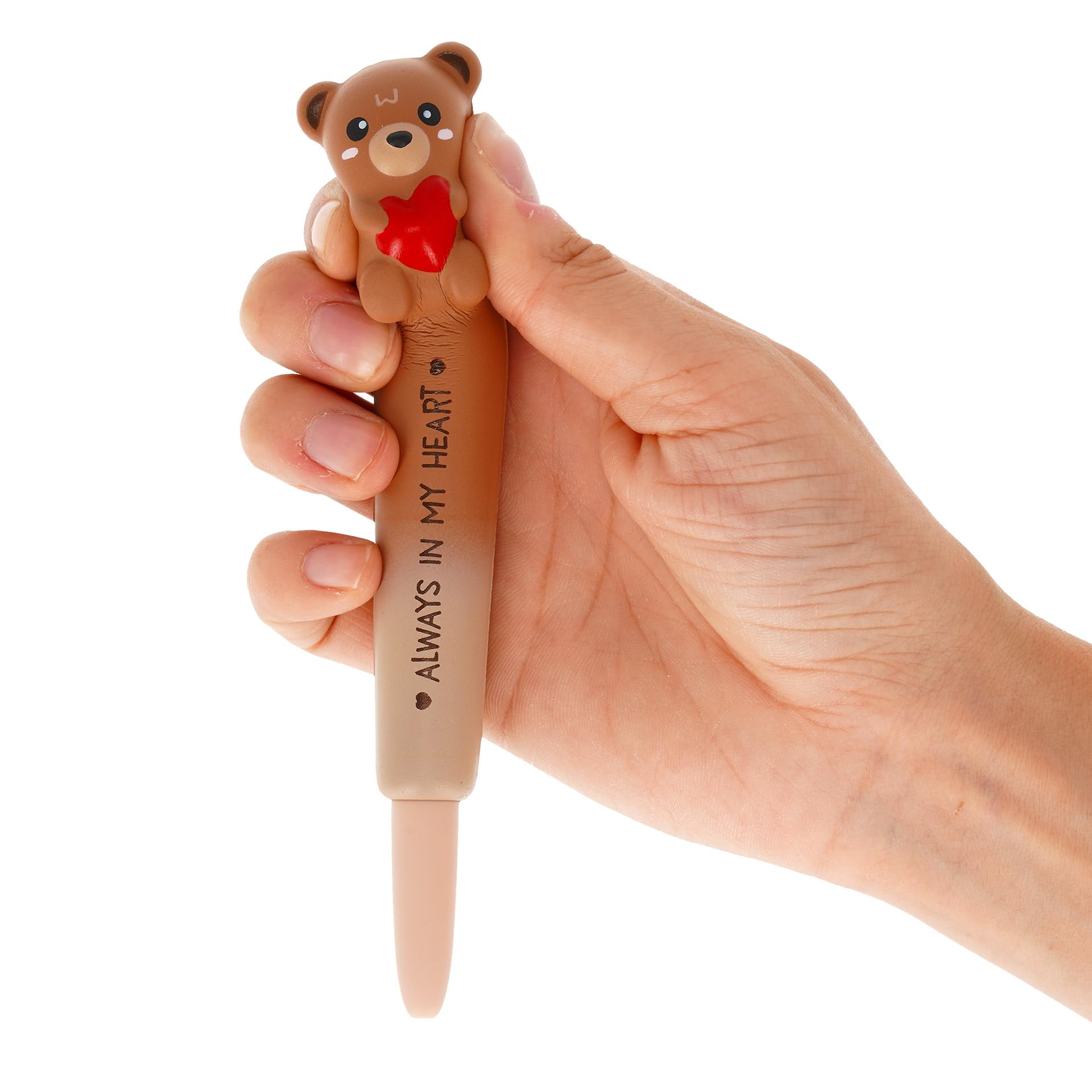Stylo Gel Anti-Stress Teddy Bear Legami - Encre Noire – Image 3