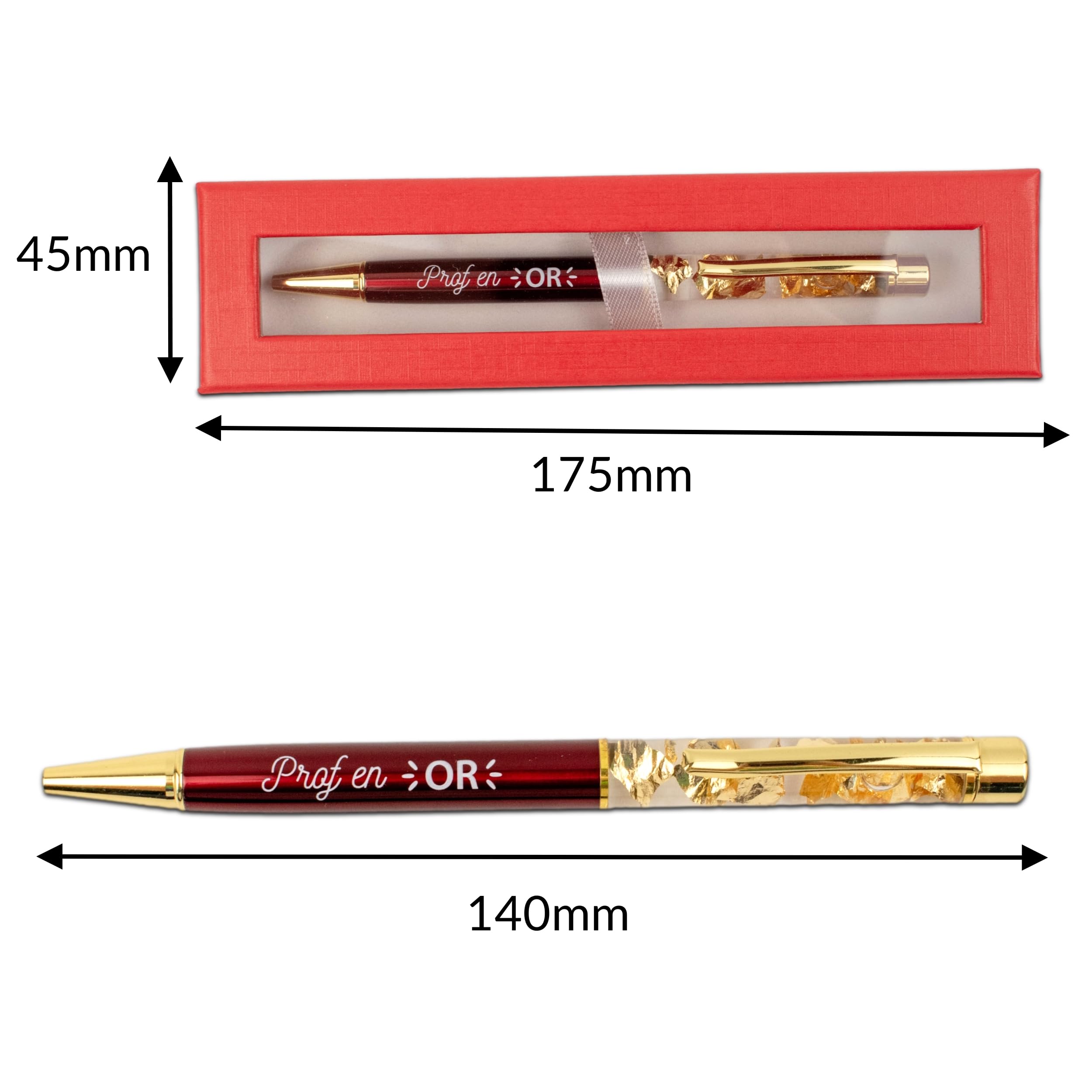 Stylo Bille Prof en Or Ernestine - Coffret Cadeau – Image 7