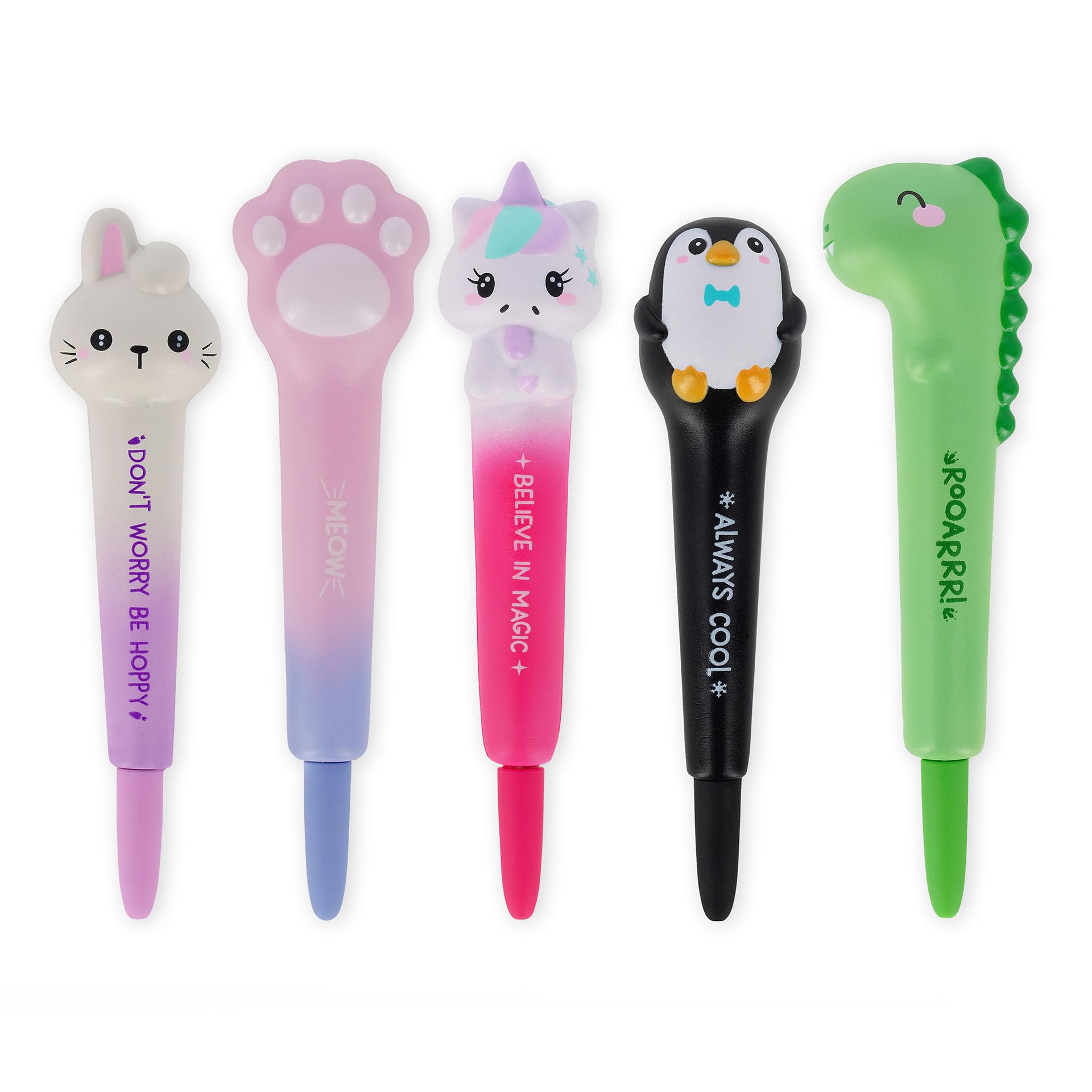 Stylo Gel Anti-Stress Squeezies Licorne Legami - Détente et Concentration – Image 4