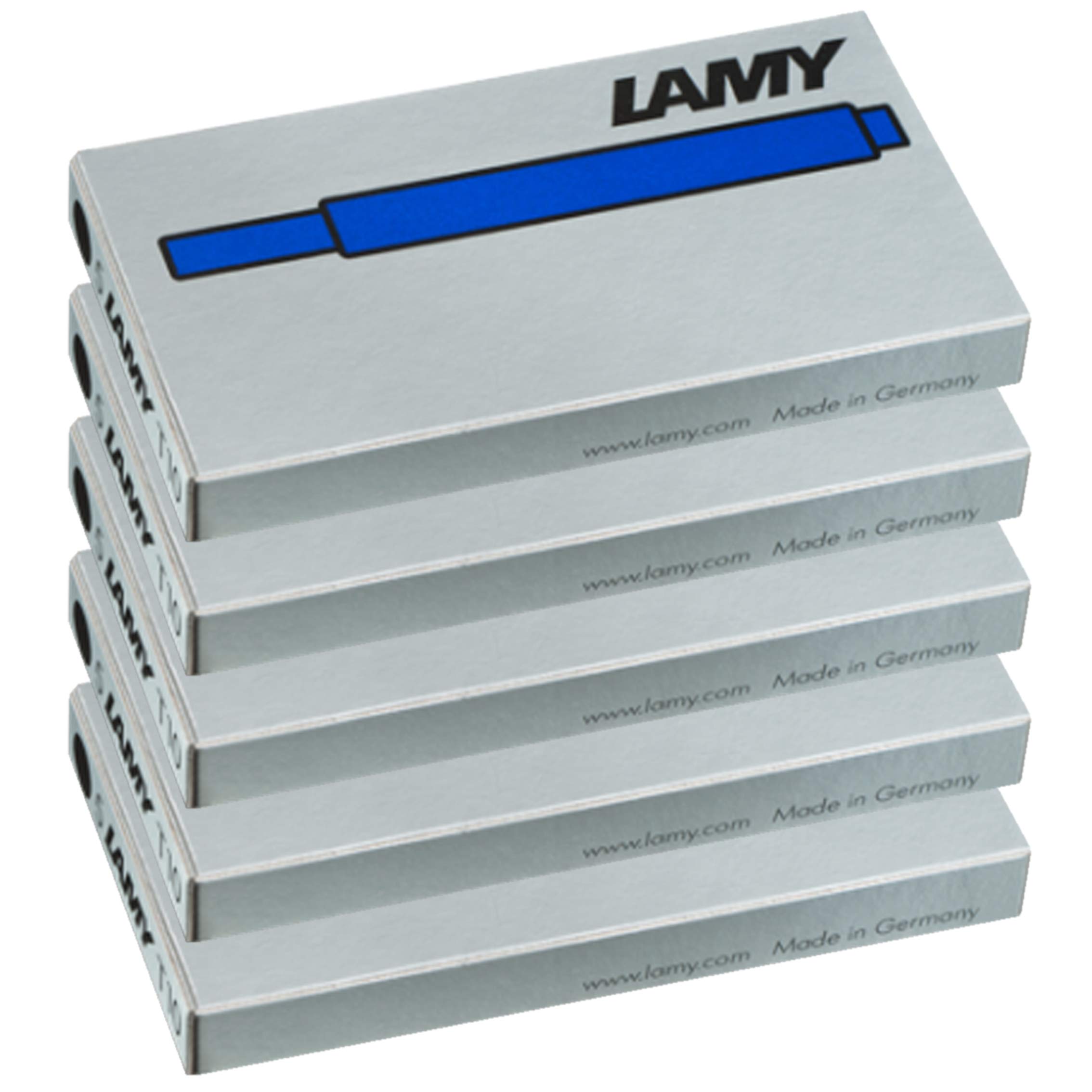 Lot de 25 Cartouches d'Encre Bleue Lamy T10