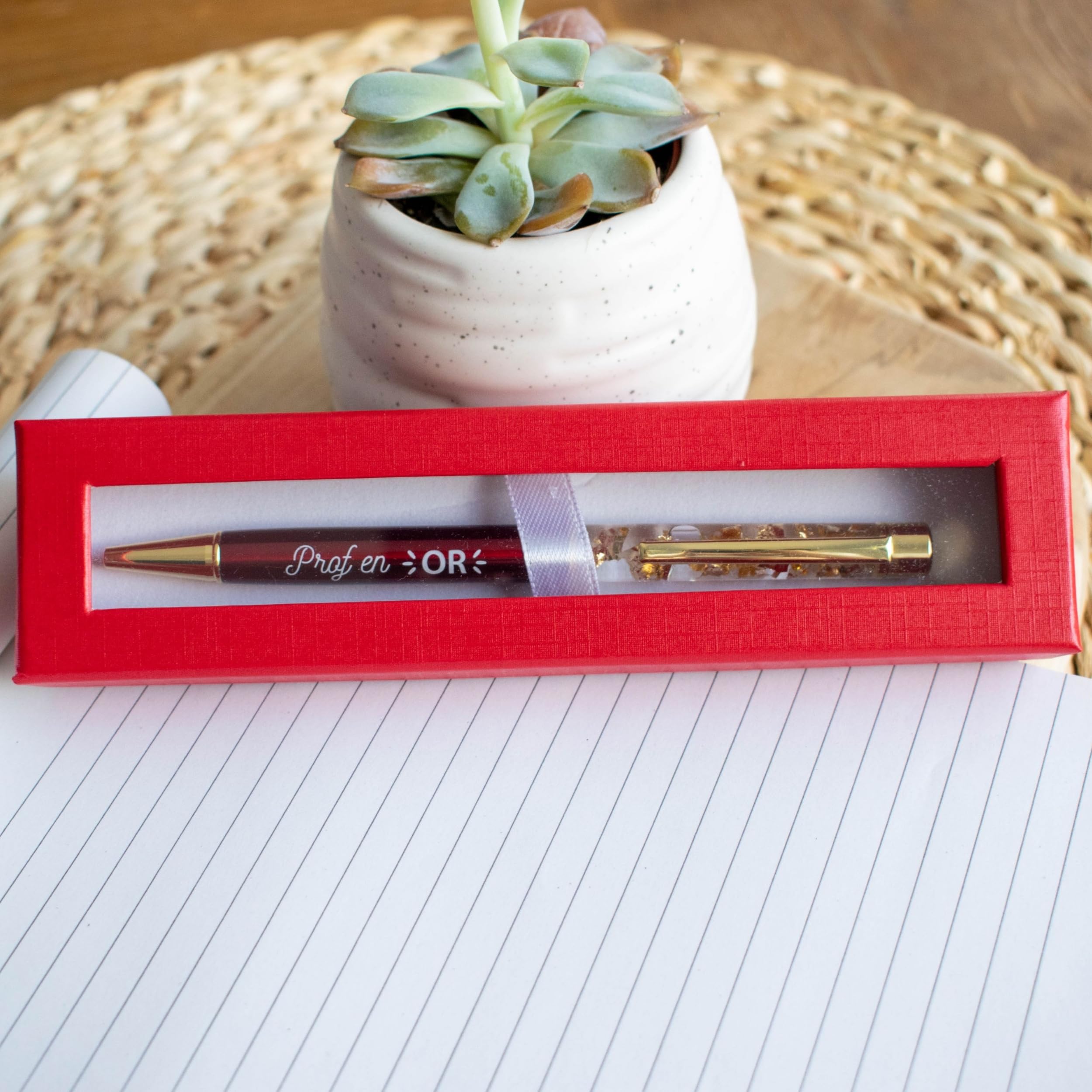 Stylo Bille Prof en Or Ernestine - Coffret Cadeau – Image 4
